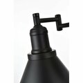 Cling 110 V E26 1 Light Vanity Wall Lamp, Black CL2963639